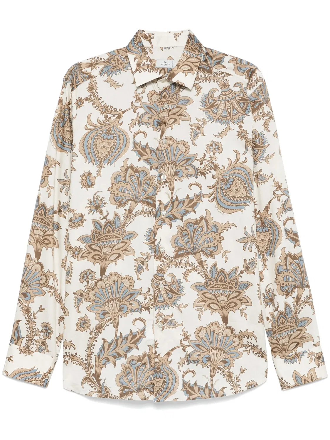Рубашка с узором Paisley от Etro, бежевый