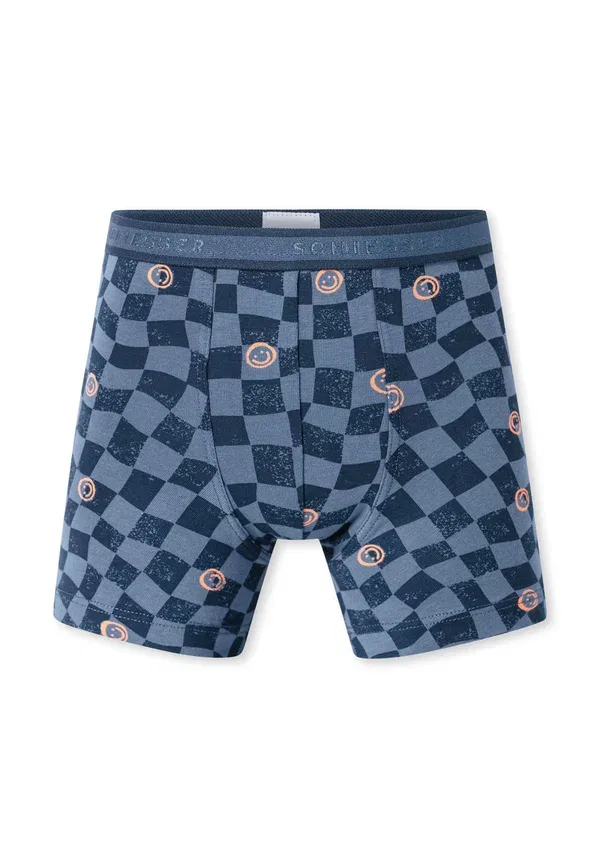 Комплект боксеров из 3 штук, полосатые, 95% хлопка, Schiesser, blau/weiß gestreift/dunkelblau, синий — фото 2