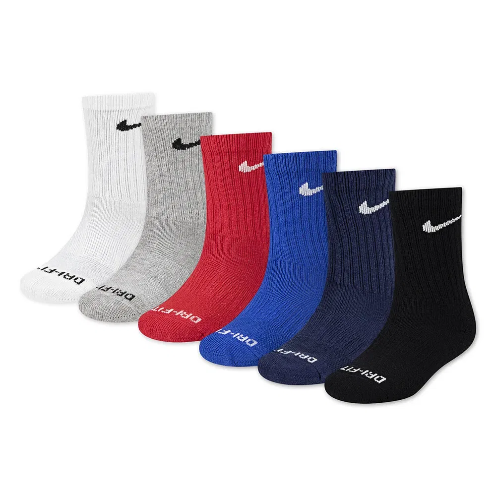 Носки спортивные Dri-Fit Perf Basic 6 пар Nike, мультиколор
