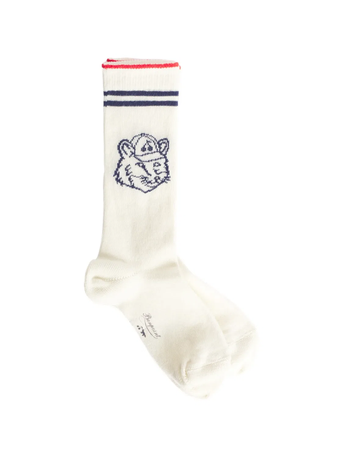 Носки Lian с логотипом из коллаборации с Bonpoint Maison Kitsune Kids, нейтральные цвета