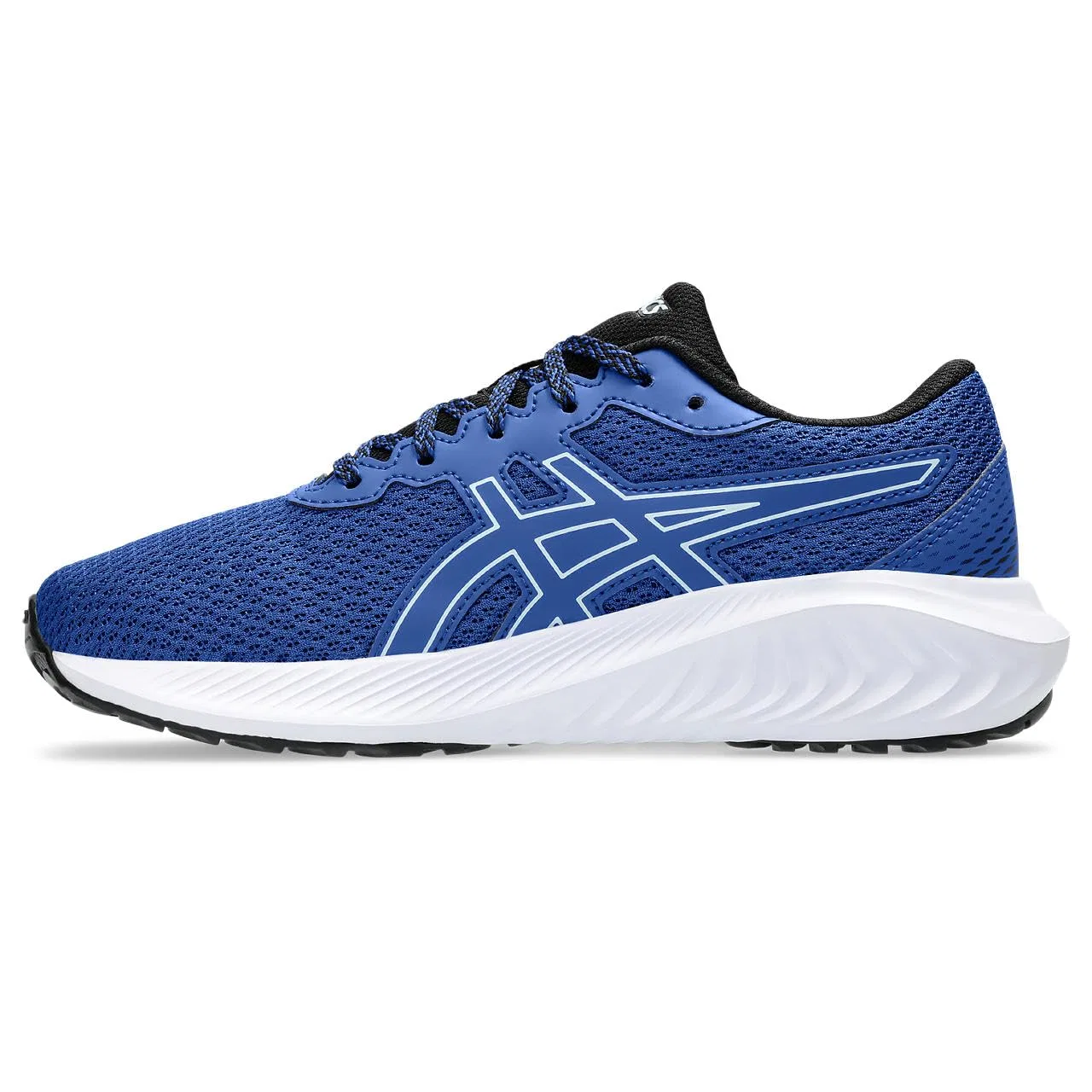 Детские кроссовки для мальчиков и девочек с дышащим верхом Gel-Excite 10 GS ASICS, Blue True Cool Grey — фото 4