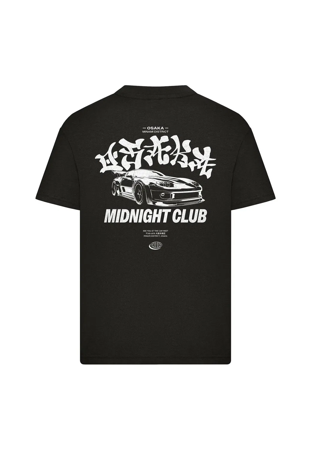 Детская футболка унисекс с принтом "Клуб полуночных скачек" Mister Tee, Black — фото 4
