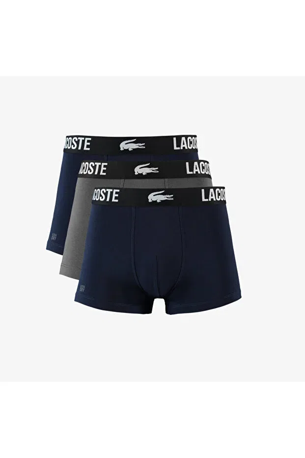Мужские боксеры с принтом 3-шт комплект Lacoste, Euf-Colored