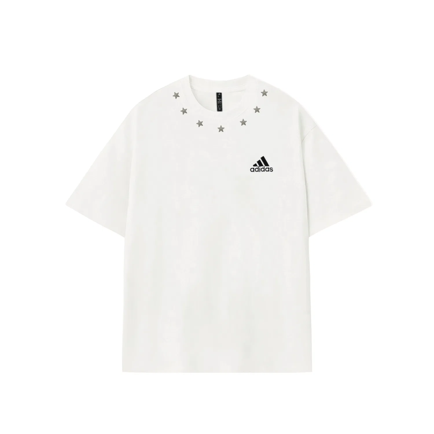 Футболка с логотипом Adidas Must Haves Unisex белый — фото 3