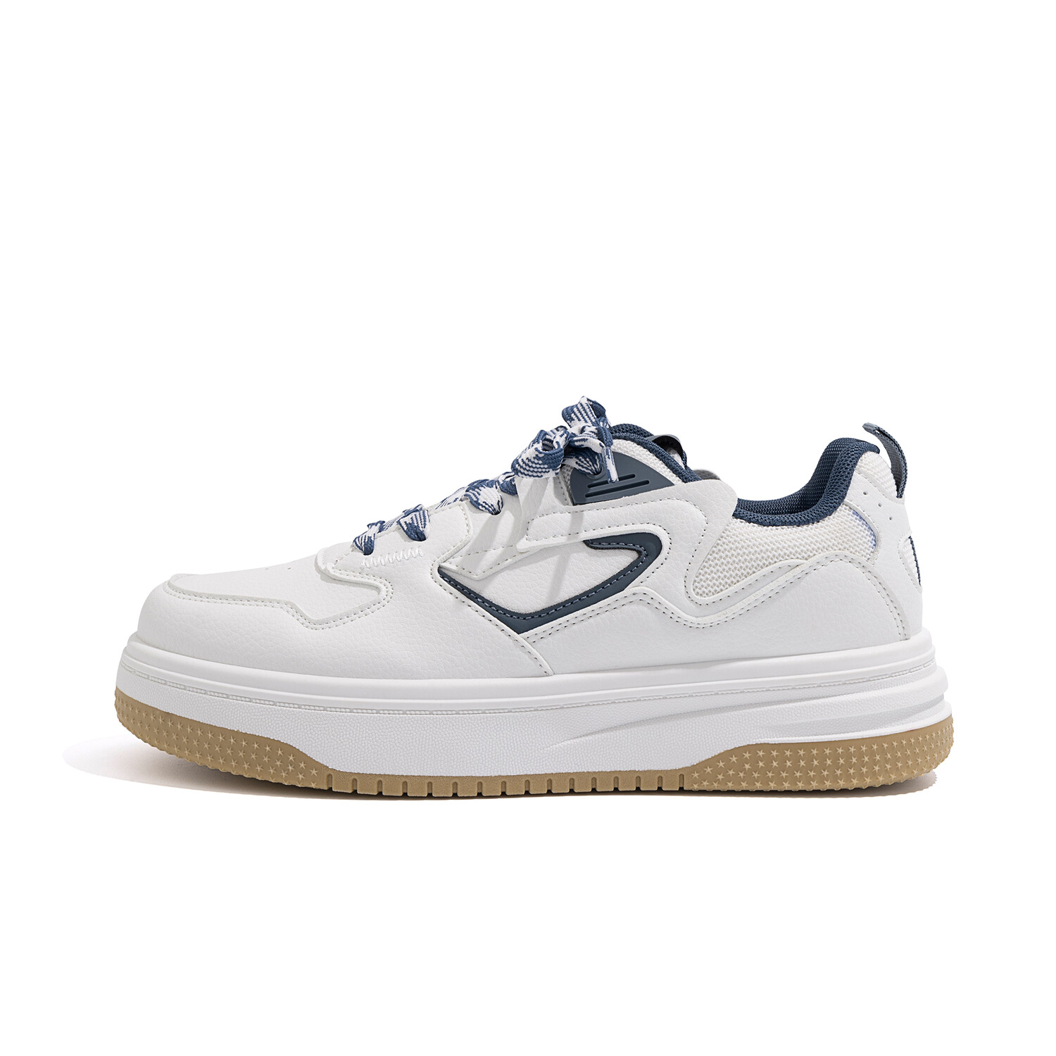 

Кроссовки HUANQIU Skateboarding Shoes Men Low-top White/Blue, белый/синий