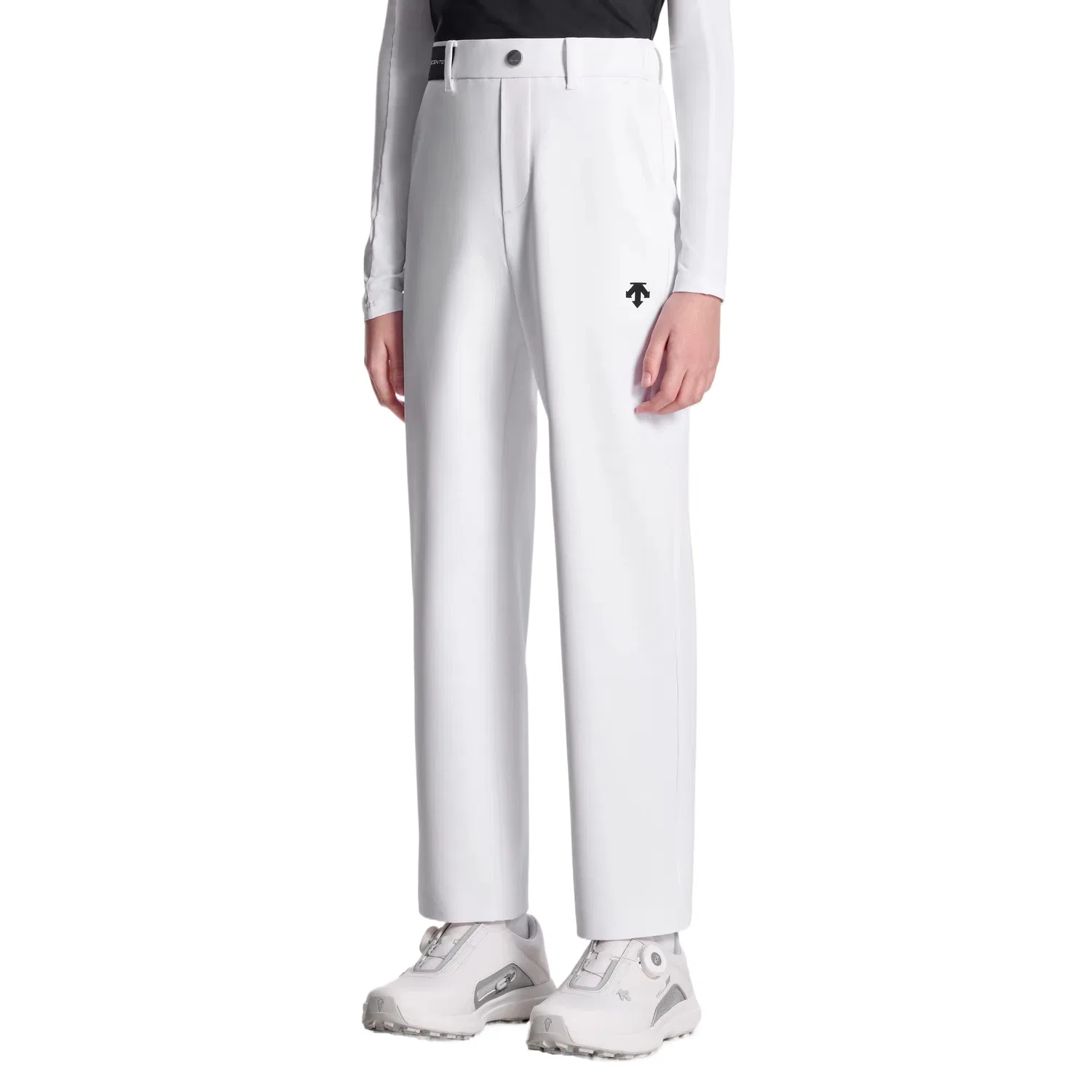 Детские спортивные брюки для гольфа DESCENTE белые