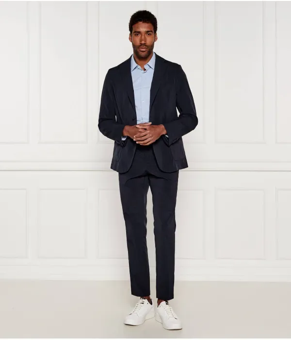 Элегантная куртка P-Hanry-WG-252F slim fit Boss, темно-синий — фото 2