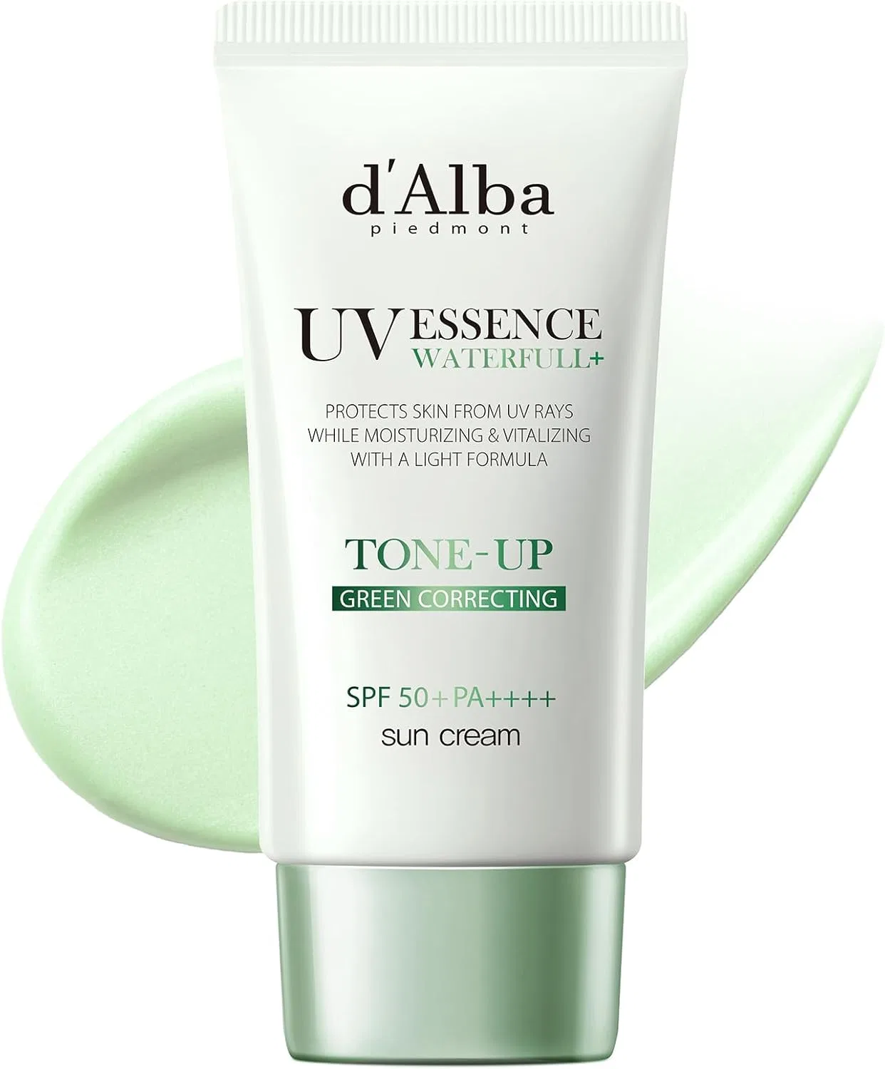 Солнцезащитный крем Green Tone-Up Sun Cream D'Alba Piedmont 50 мл, зеленый