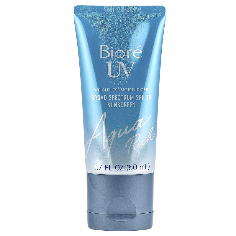 

Biore, UV Aqua Rich, лёгкий увлажняющий крем, SPF 30, 50 мл (1,7 жидк. унции)