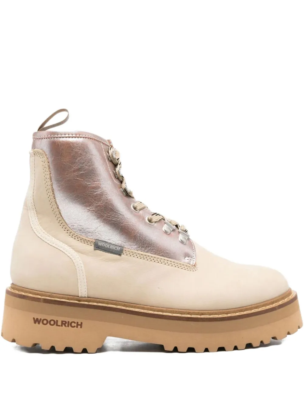 Комбинированные ботинки в стиле милитари WOOLRICH, нейтральный