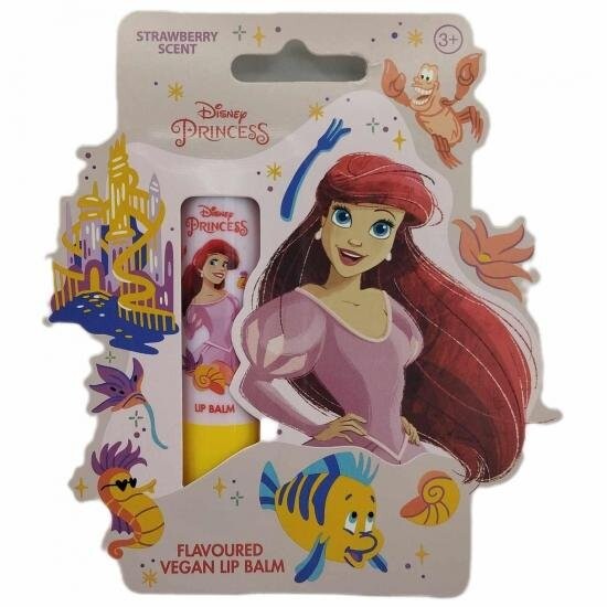 

Disney Princess, Бальзам для губ детский, помада с ароматом клубники, 4,3 г