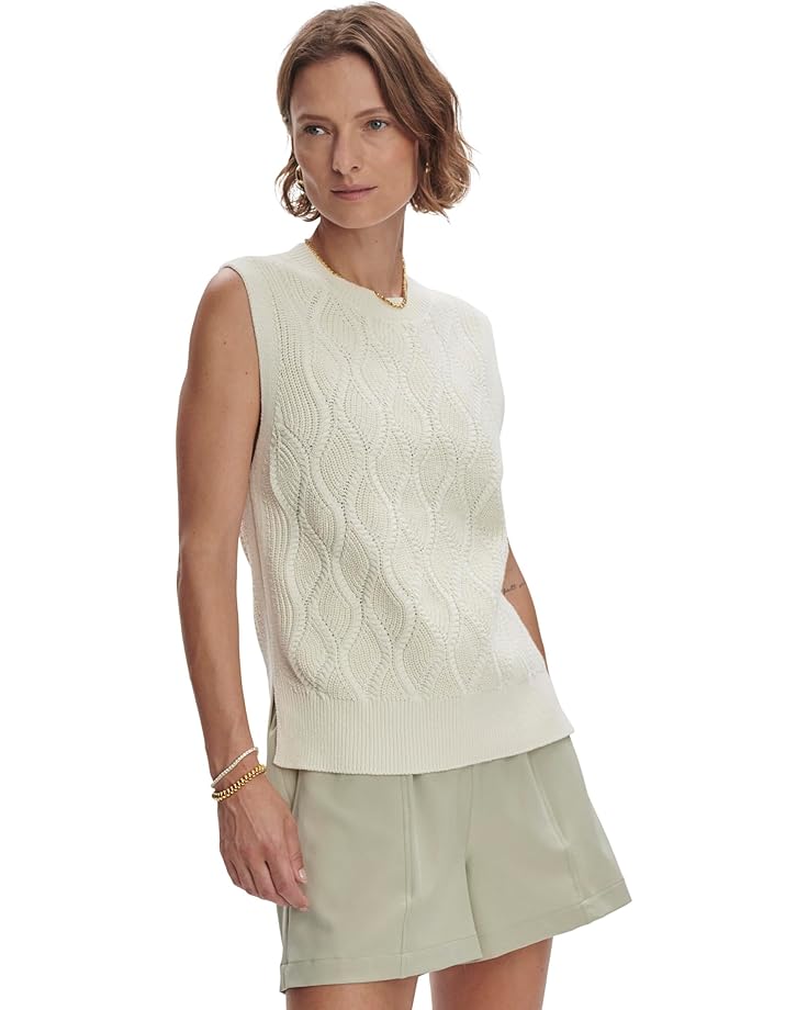 

Топ Varley Teller Longline Knit Tank, цвет Birch