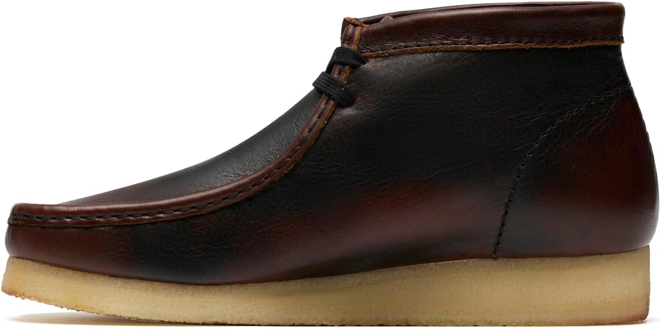 

Ботинки Wallabee комбинации темно-коричневого цвета от CLARKS