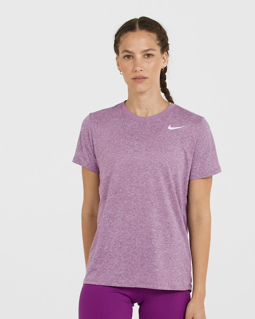 Футболка Nike Dri-FIT, цвет University Red/White — фото 2