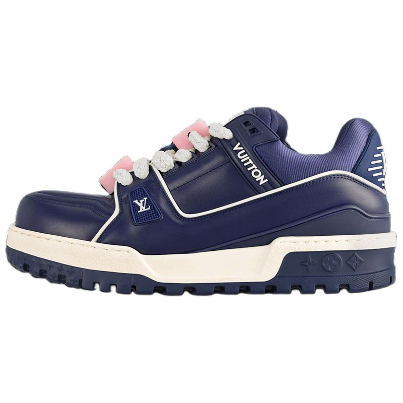 

LOUIS VUITTON Кроссовки Trainer Maxi Low Top, мужские, темно-синие