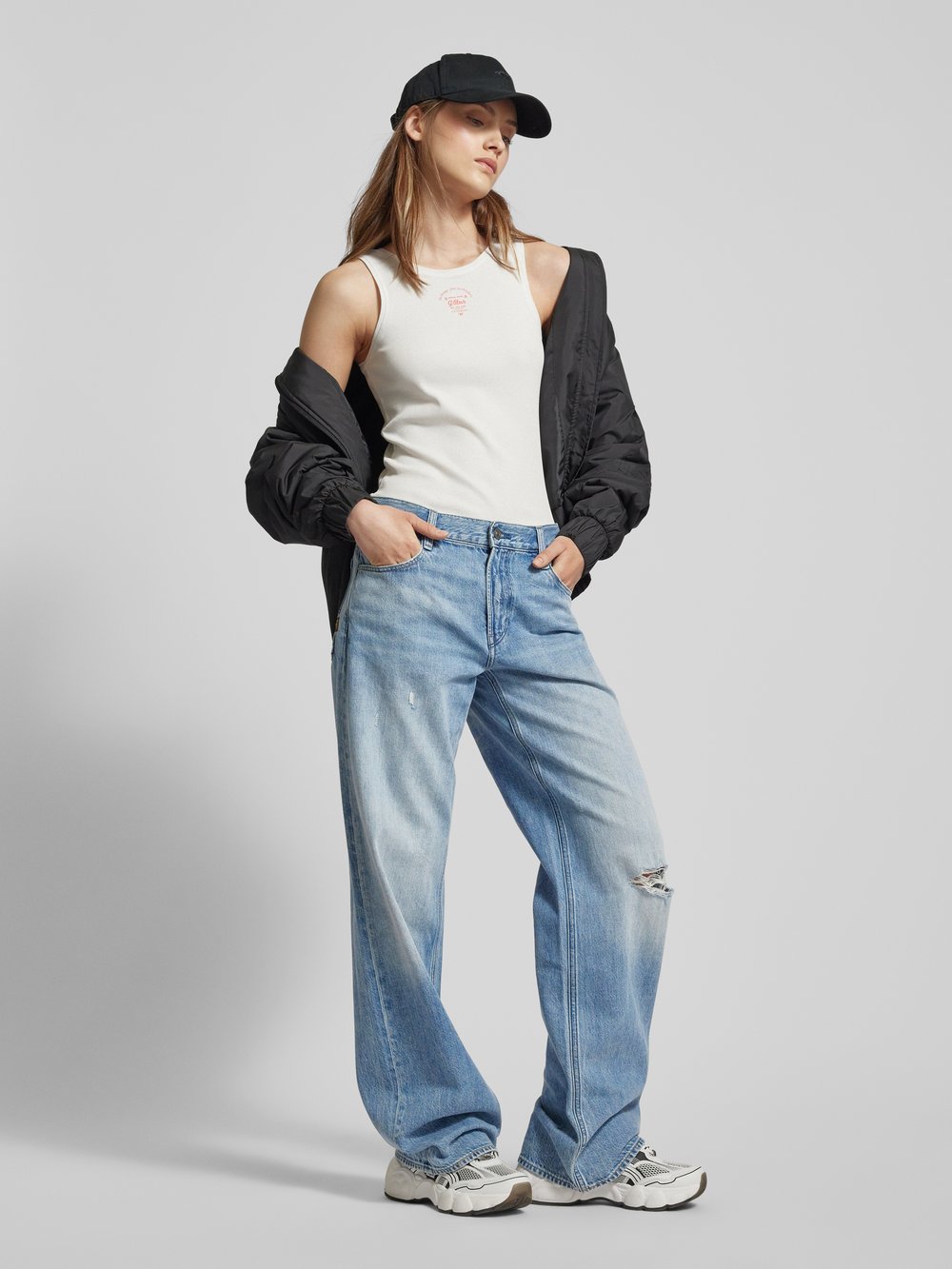 

Джинсы свободного кроя с эффектом потертости, модель «Джуди» G-Star Raw