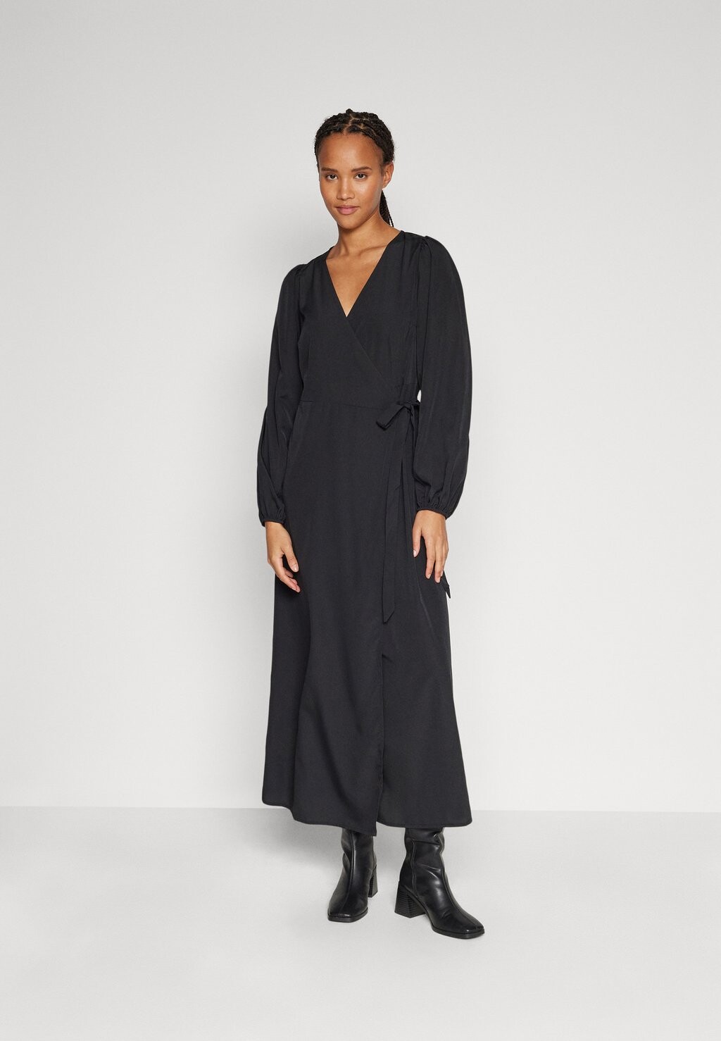 

Дневное платье VIGRAFFY LONG WRAP DRESS VILA, цвет black