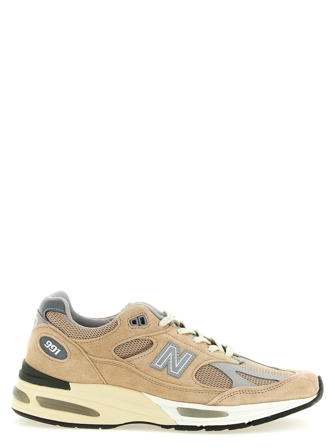 Кроссовки «Сделано в Великобритании 991V2» NEW BALANCE, бежевый