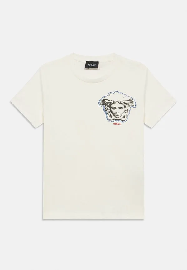 Футболка унисекс с принтом медузы Versace, Bianco