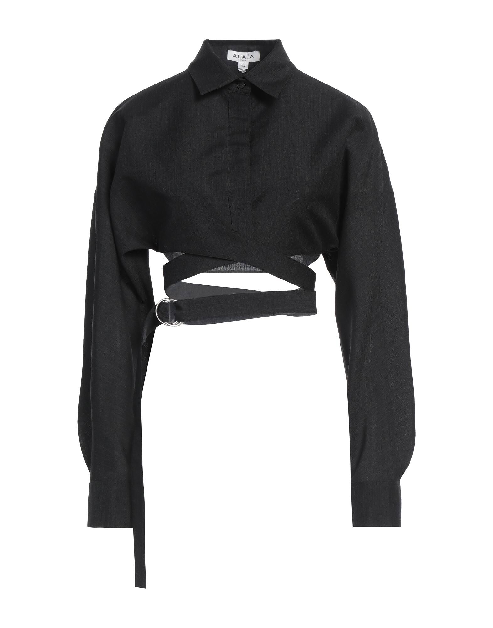 

Рубашка Alaïa, угольно-серый