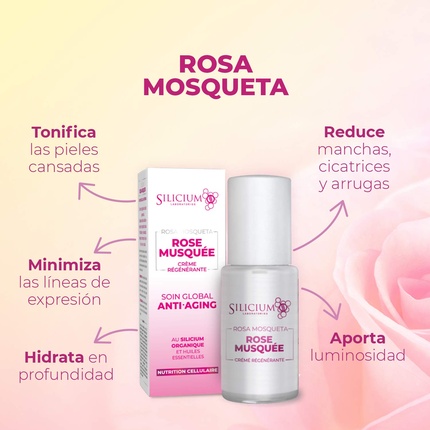 Крем для лица G7 — Silicium Rose Musquée Anti Aging Cream Увлажнение и сияние для кожи Диспенсер, 50 мл — фото 2