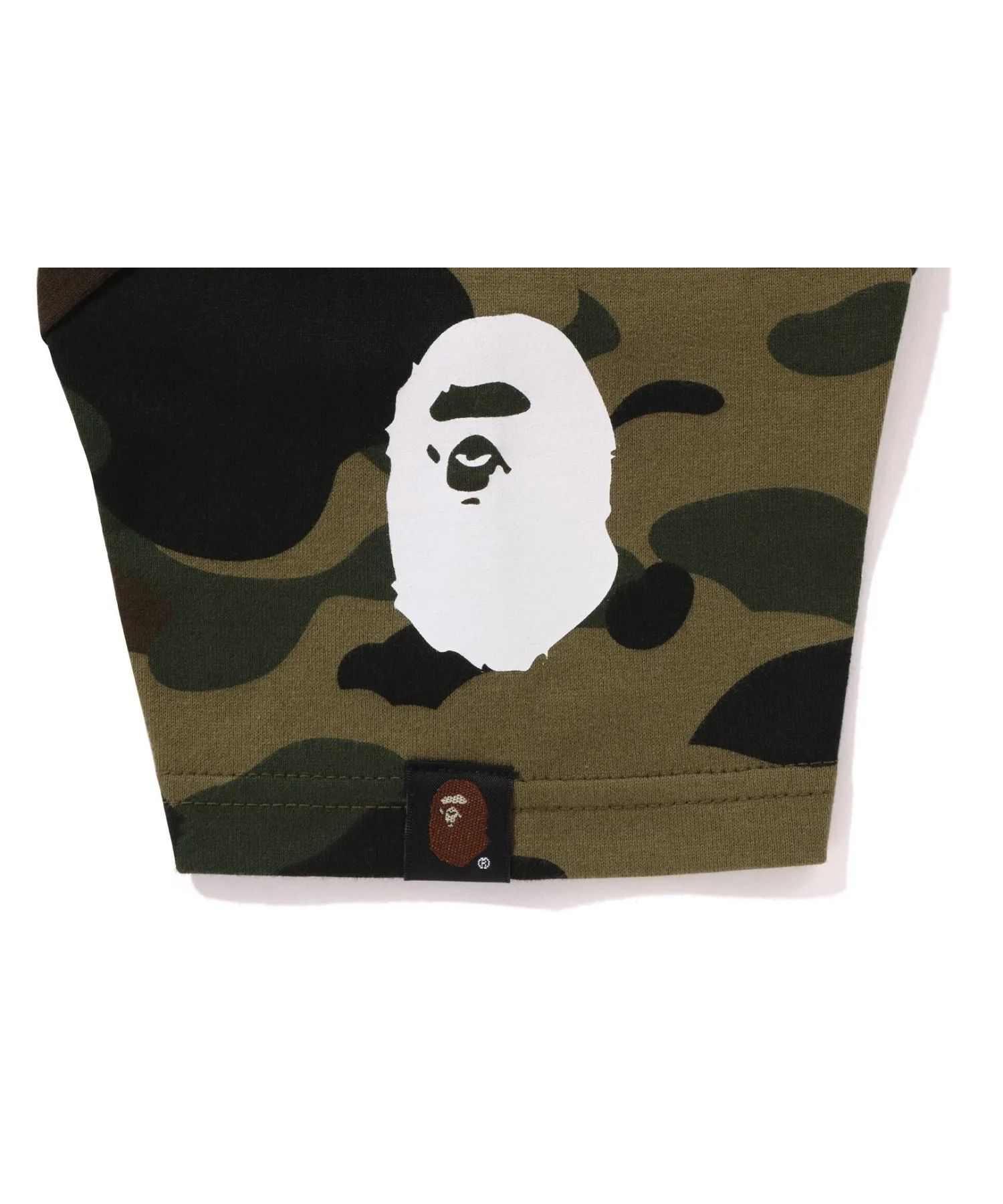 Футболка с камуфляжем MM 1ST CAMO A BATHING APE желтая — фото 4