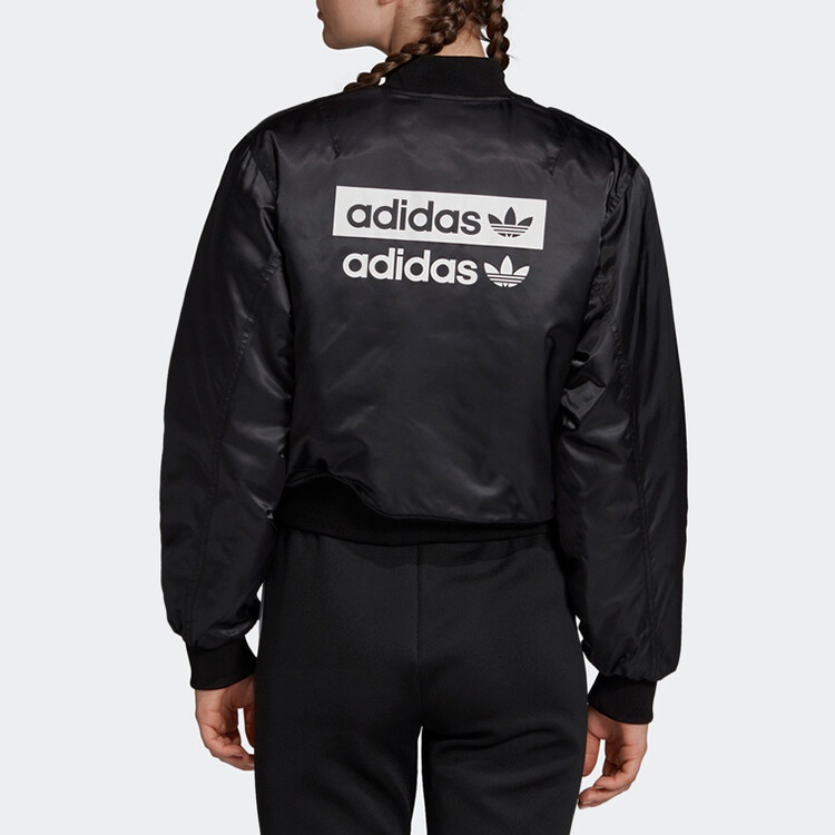 Adidas Originals Женское короткое пальто, цвет Black — фото 4