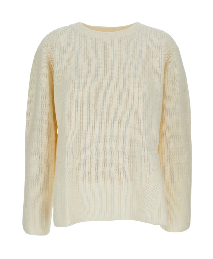 

Английский ребристый вязаный свитер P.A.R.O.S.H., белый