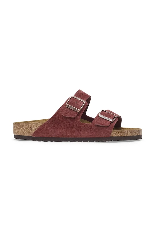 

Замшевые шлепанцы Arizona Birkenstock, красный