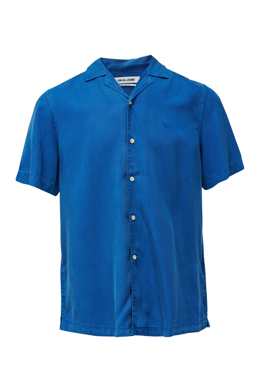 

Рубашка на пуговицах классического кроя Salsa Jeans, синий