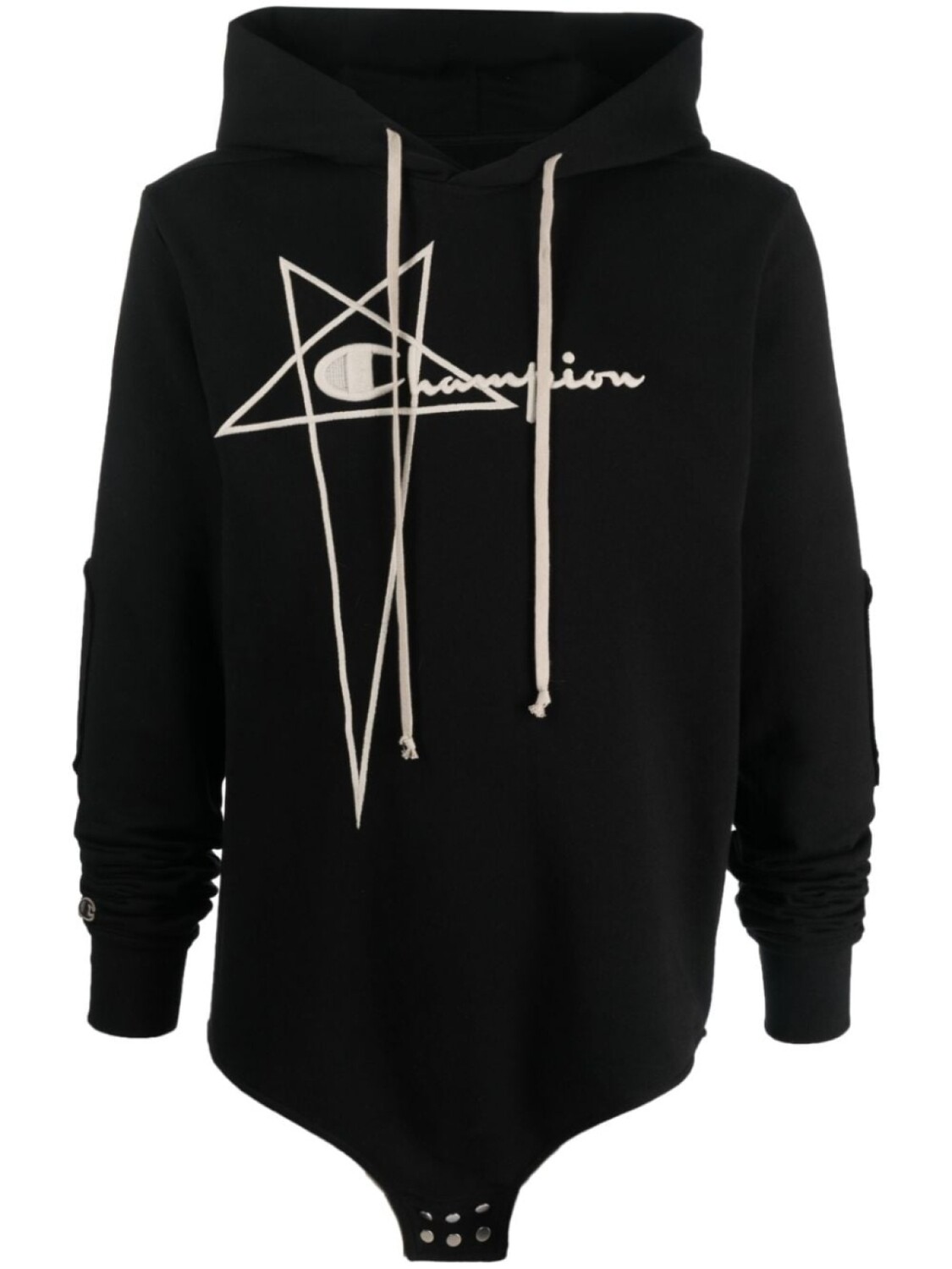 

Rick Owens X Champion худи с вышитым логотипом, черный