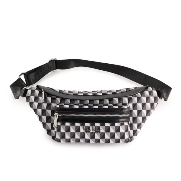 

Нейлоновая косая сумка через плечо Nicole Miller, цвет printed checker