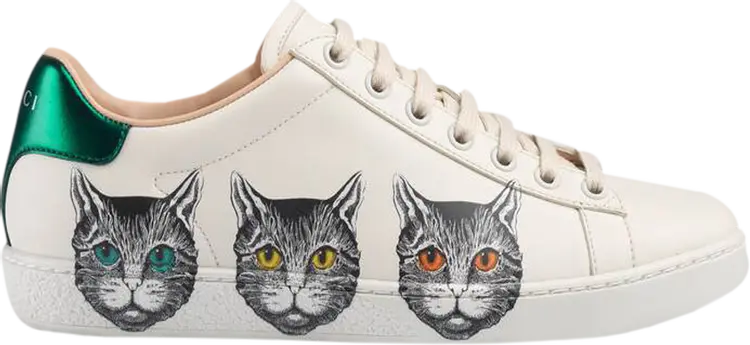 Кроссовки Gucci Wmns Ace Mystic Cat, белый