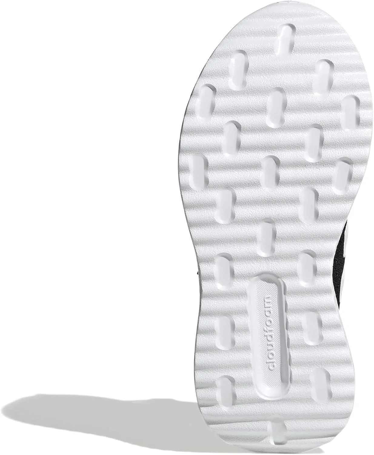 Детские кроссовки для девочек с эластичной шнуровкой X_PLR Path Adidas, Black/White/Black — фото 4
