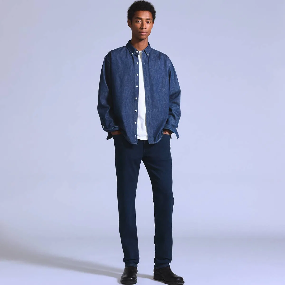 Мужские джинсы 502 зауженного кроя Levi's, Barren - Dark Wash