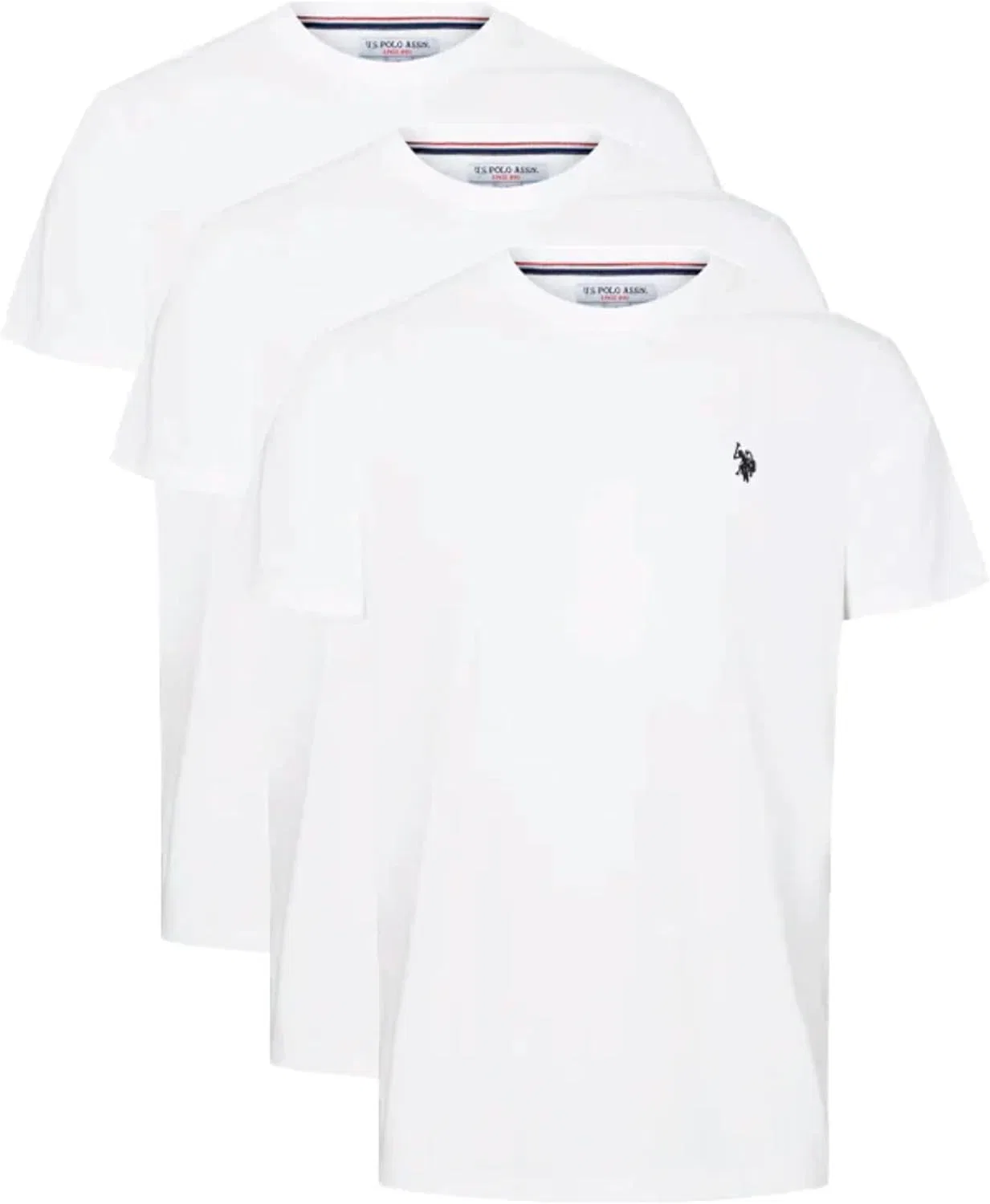 Мужская футболка с поло U.S. Polo Assn., White/White/White