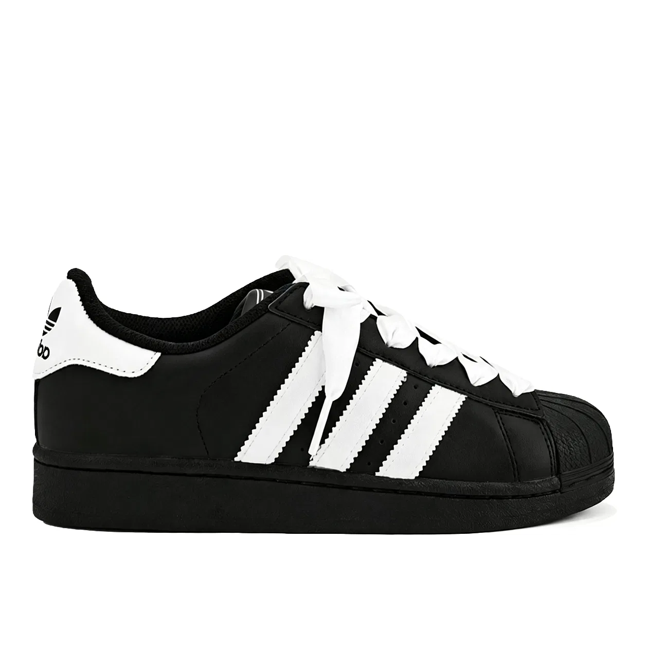 Детские кроссовки German Army Trainers с низким верхом Adidas Originals, Black White — фото 4