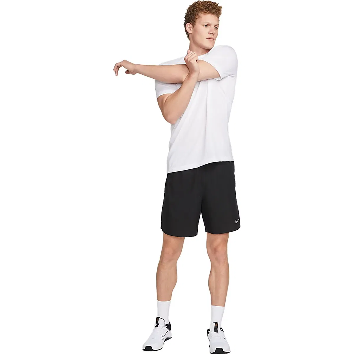 Мужские шорты с зауженным кроем Nike, Black Black Black Reflective Silv — фото 2