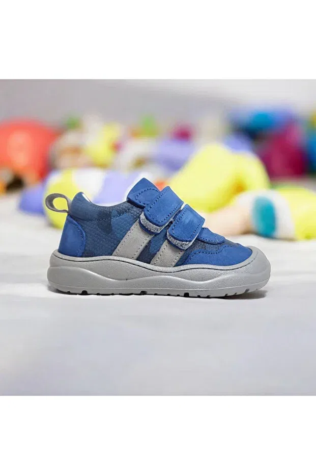 Детские туфельки для новорожденных из натуральной кожи Viva Shoes, Jeans