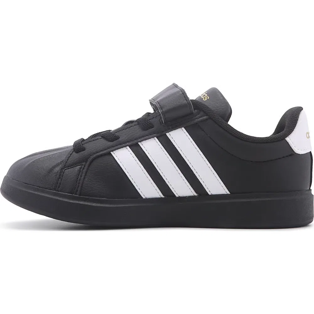 Детские кроссовки Streettalk Adidas, Black/Black/White — фото 3
