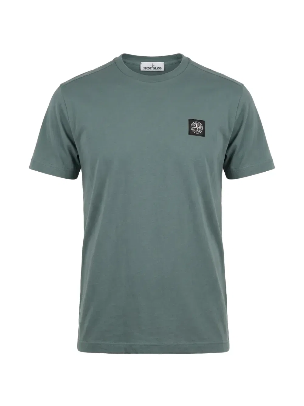 Футболка с короткими рукавами с логотипом-нашивкой Stone Island, зеленый