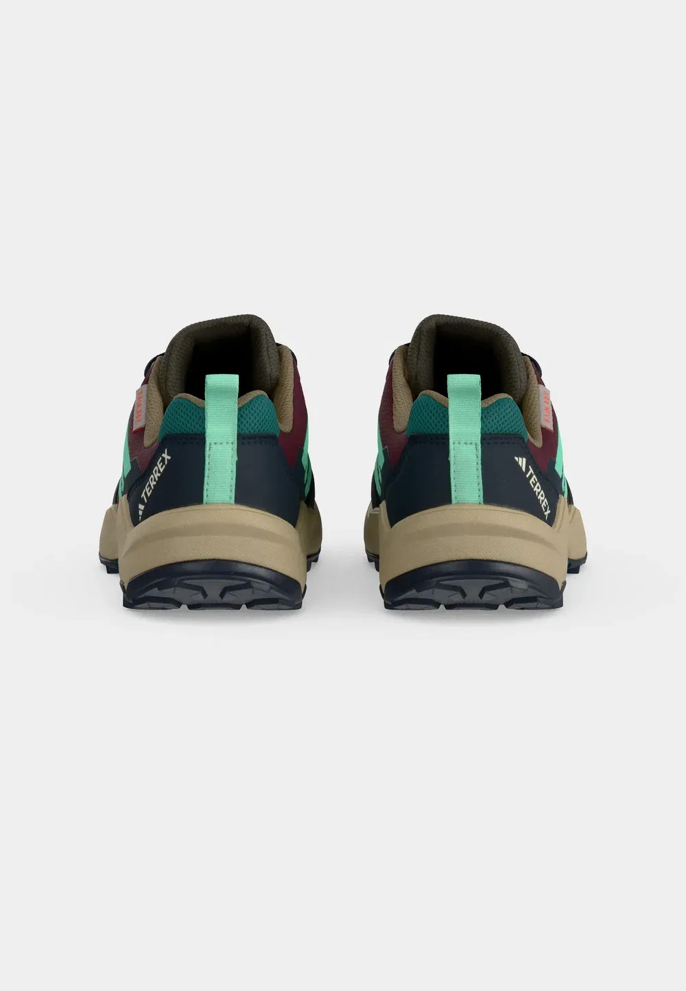 Унисекс походные ботинки Ax4R Adidas Terrex, Maroon/Pulse Mint/Legend Ivy — фото 4