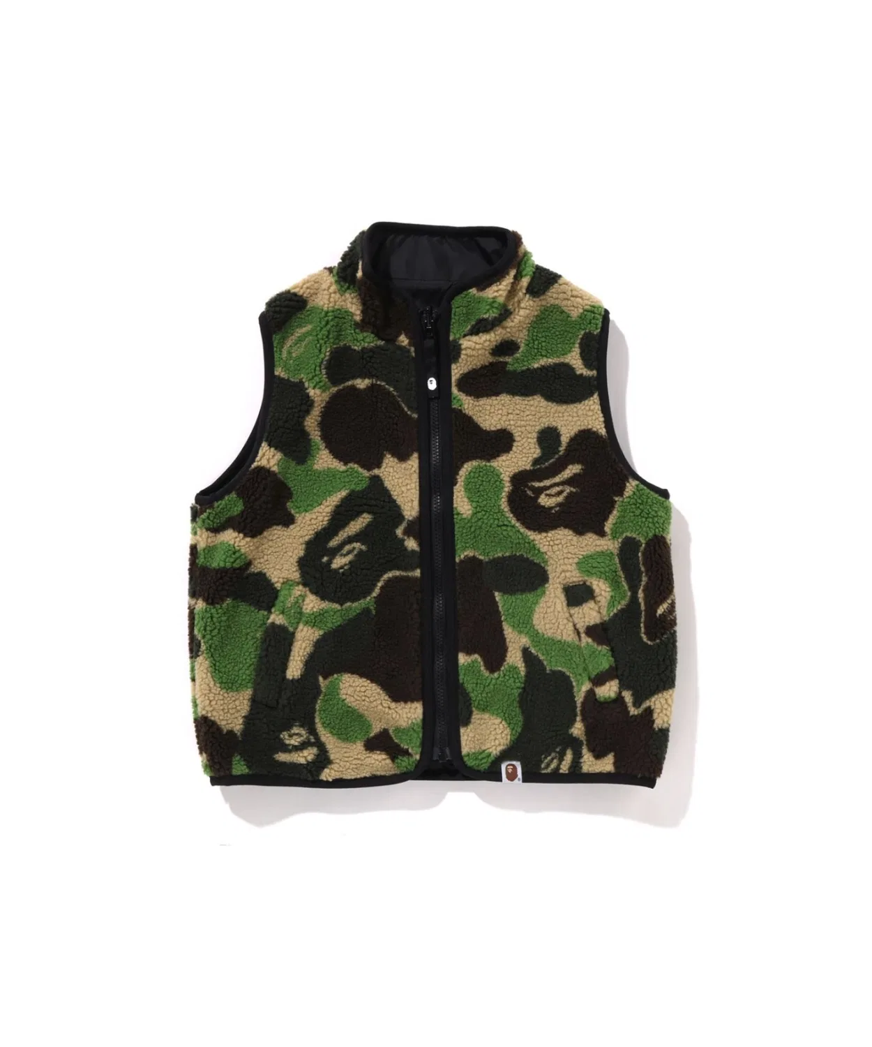 Детский жилет с камуфляжным принтом A BATHING APE, Green