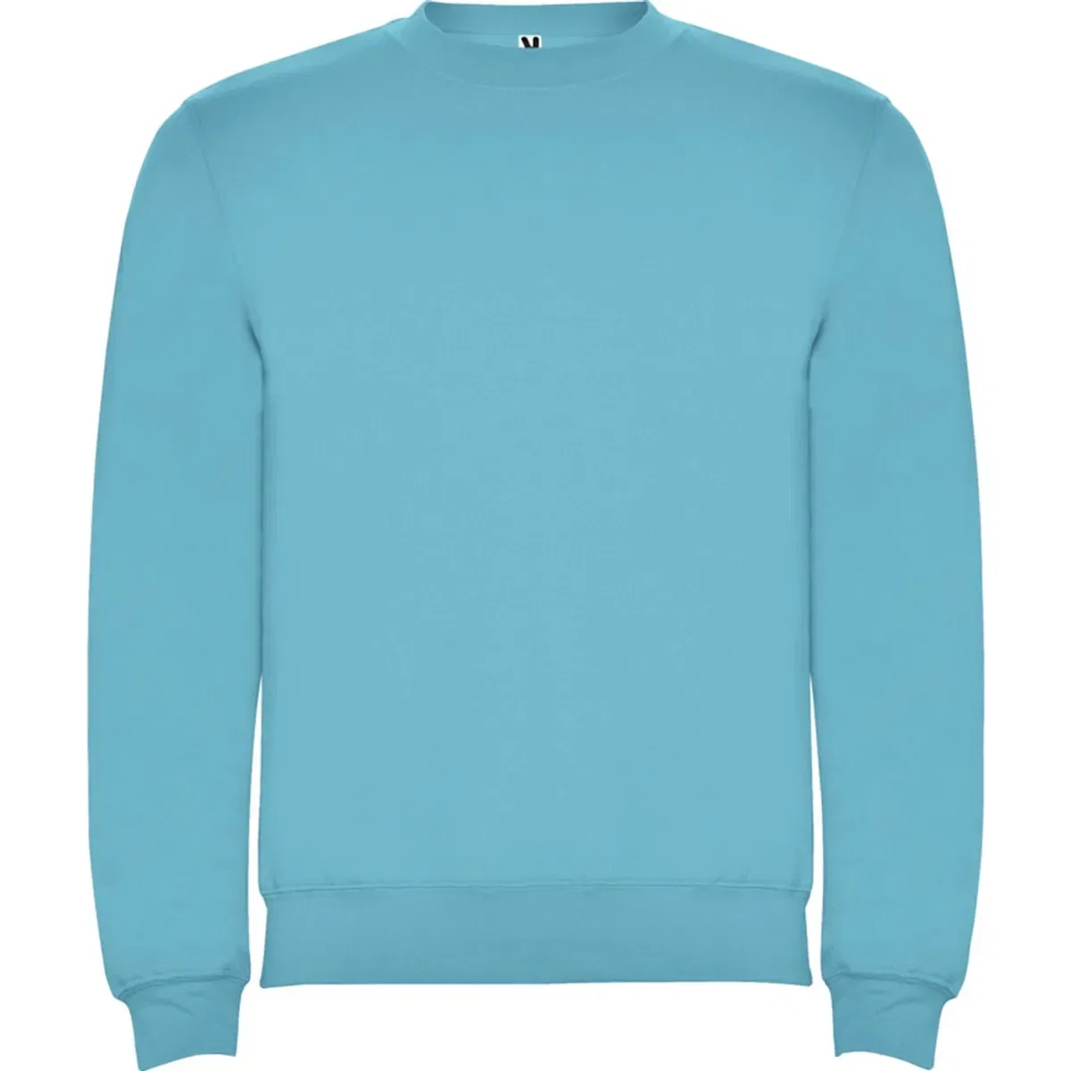 Классический свитшот с круглым вырезом Roly, Turquoise