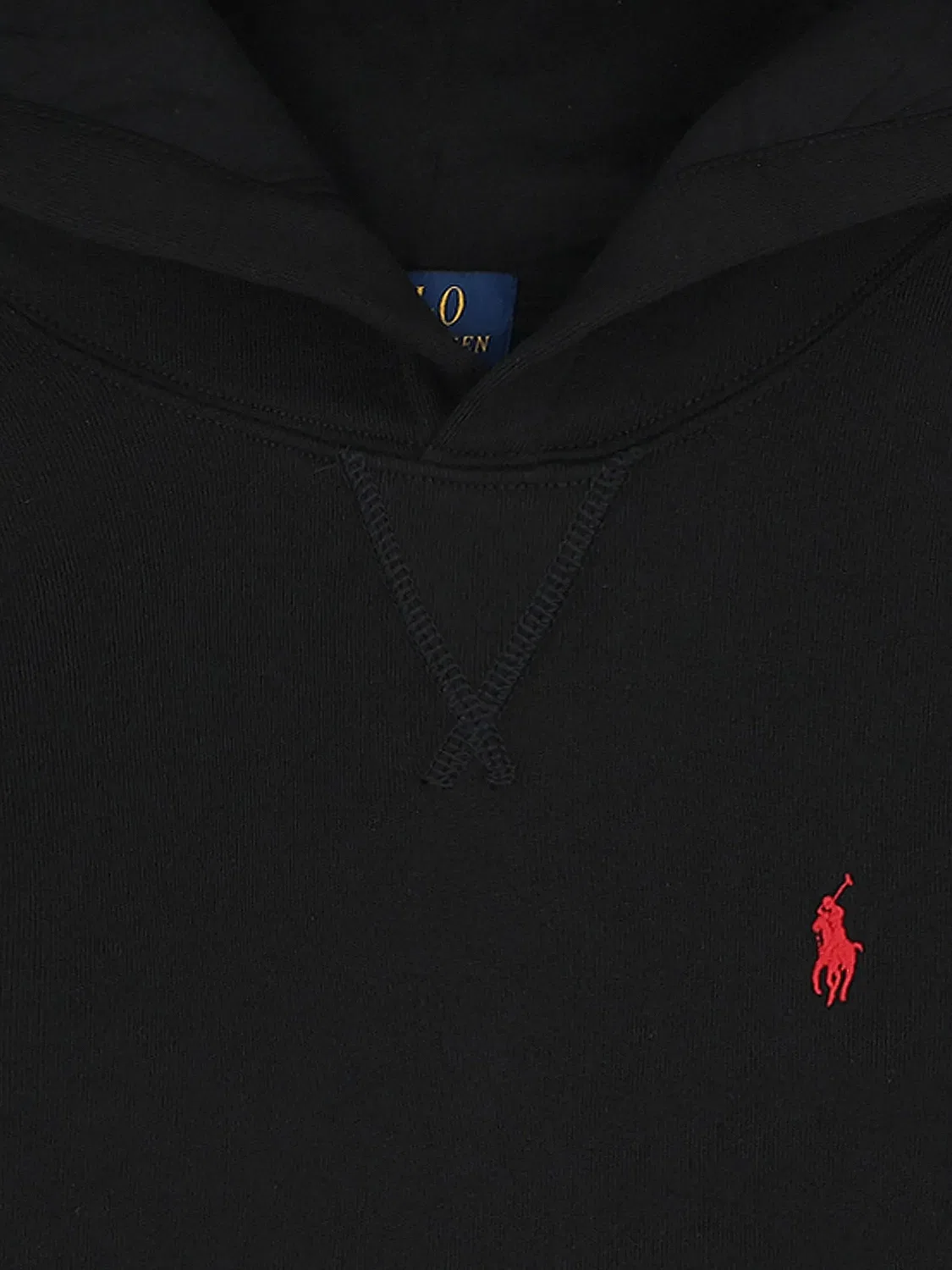 Polo Ralph Lauren Худи с мотивом пони - Черный — фото 2