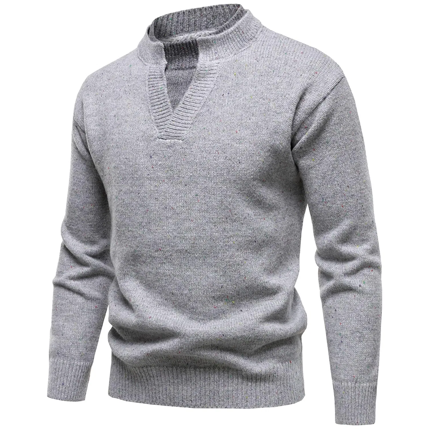 Мужское пальто с принтом с отстегивающимся воротником, Light Grey