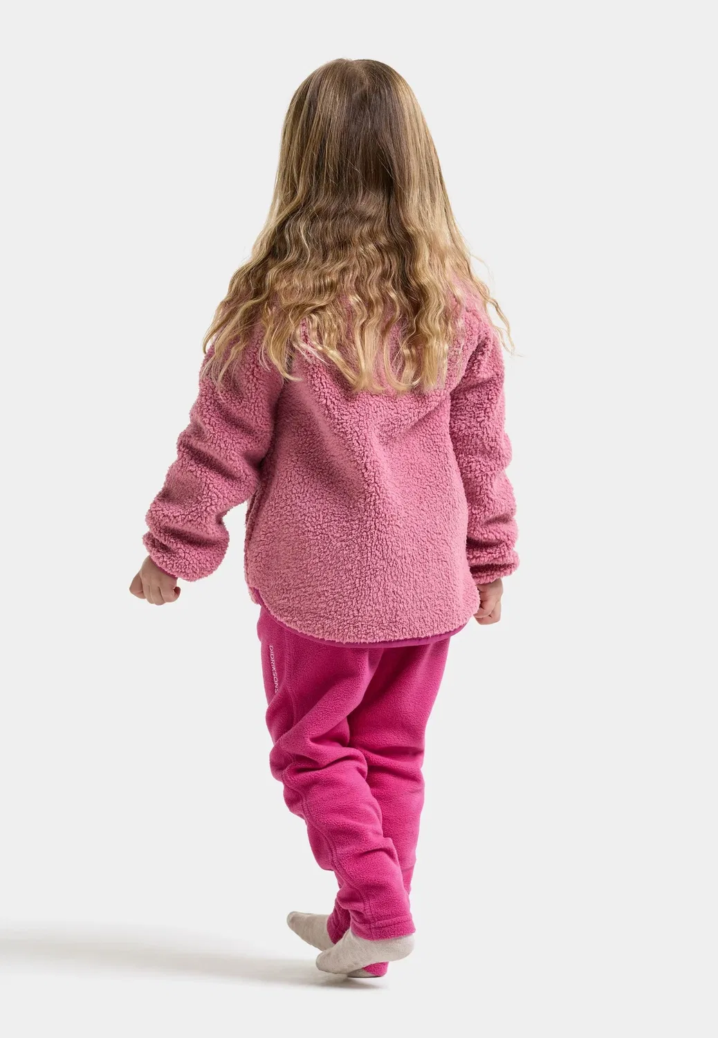 Куртка унисекс Gibbs на молнии из флиса Didriksons, Heather Pink Cactus Pink — фото 3
