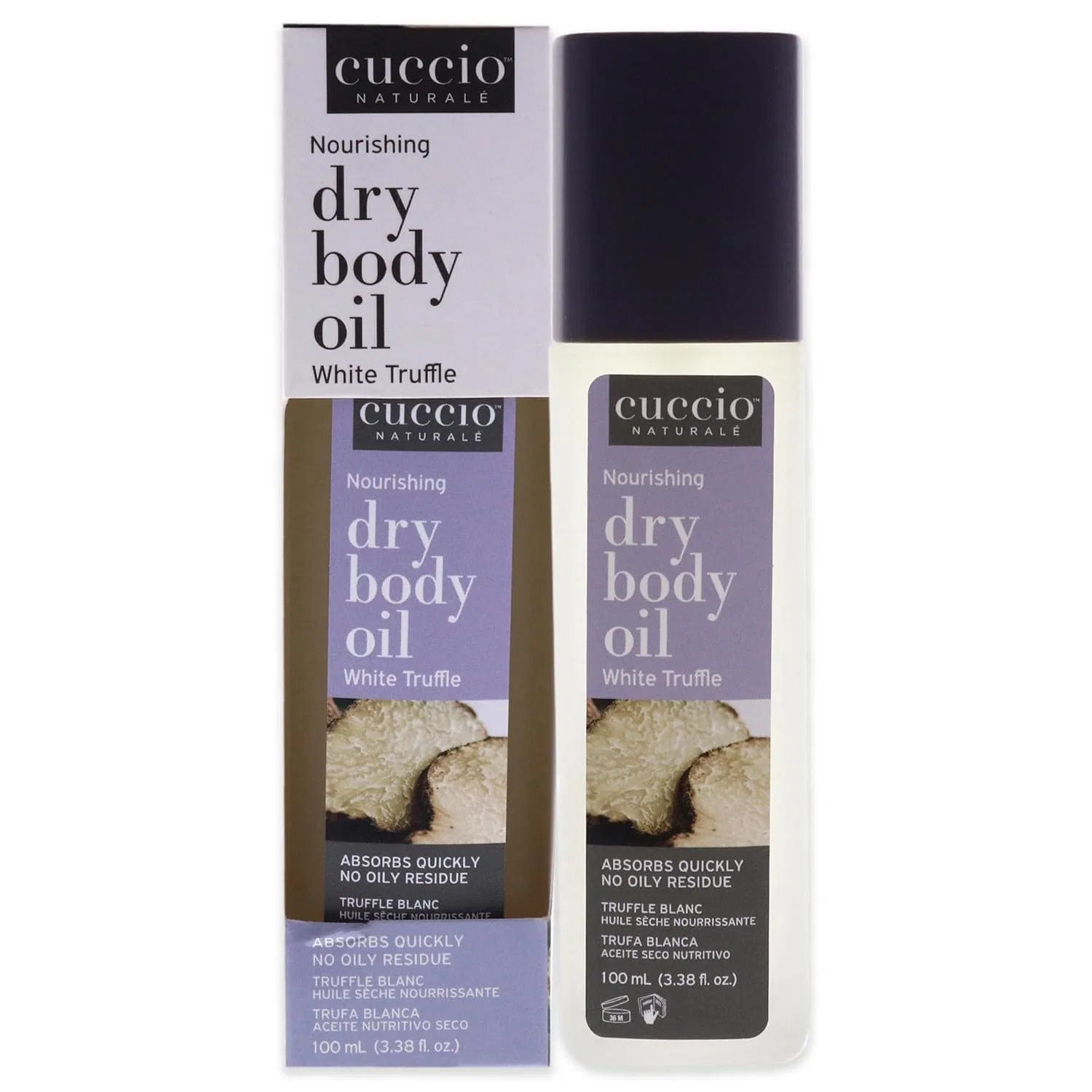 Масло для тела сухое Cuccio Natural Moisturiser, White Truffle, 100 мл
