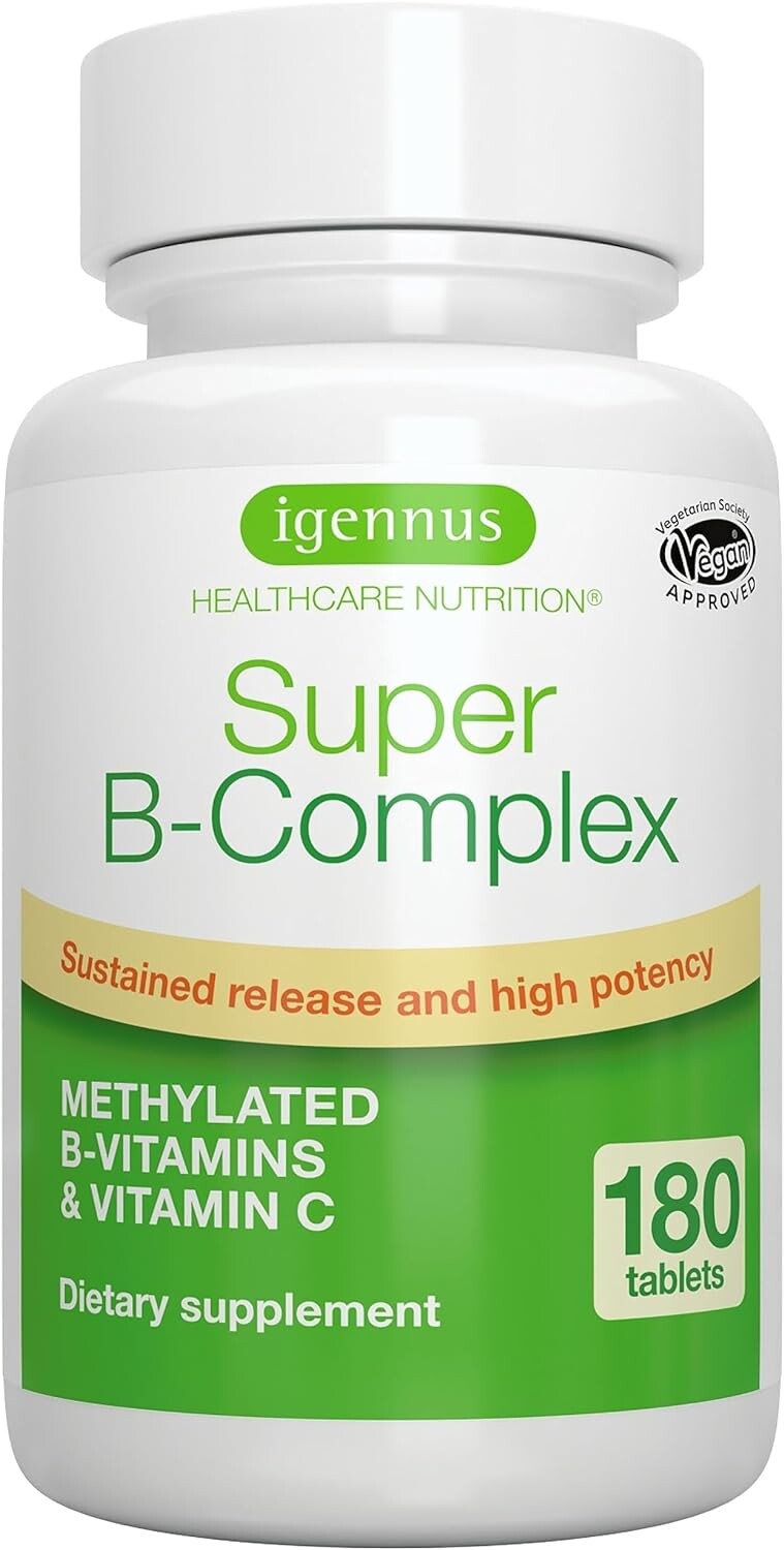 

Витамины группы B Igennus Healthcare Nutrition Super B-Complex, 180 таблеток