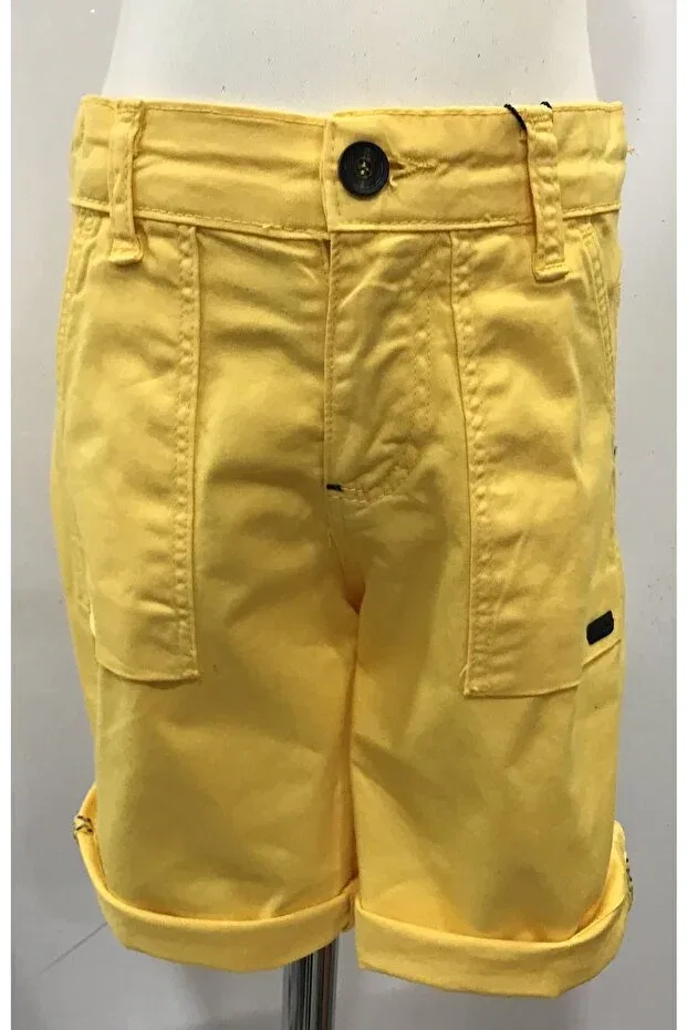 Детские шорты для мальчиков хлопковые Çikoby, Yellow